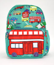 Kids Backpack with Matching Lunchbox - Cute Car Print School Backpack