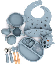 Littlest Flavors Essentials Bundle: Premium Silicone Baby Feeding Set