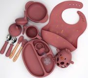 Littlest Flavors Essentials Bundle: Premium Silicone Baby Feeding Set