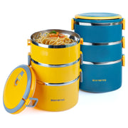 Boxybites Stackable Stainless-Steel Thermos for Hot Food-3-Tier Insulated Bento/Food Container