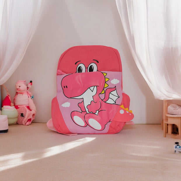 Toddler School Bag with Fun Dinosaur Design - Lightweight Kid Backpack for Boys and Girls